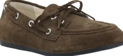 Bianco BIAMARLENE Boat Shoe Suede Brown New