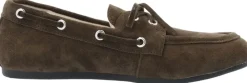 Bianco BIAMARLENE Boat Shoe Suede Brown New