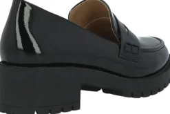 Bianco BIAPEARL Simple Penny Loafer Patent Aquarius Black Hot