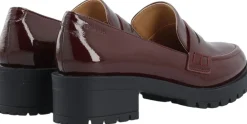 Bianco BIAPEARL Simple Penny Loafer Patent Aquarius Burgundy Sale