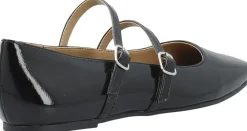 Bianco BIAROSE Karré Double Mary Jane Flat Faux Leather Black patent Outlet