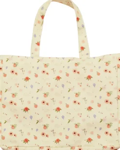 Maanesten Big Canvas Totebag Roses and Shells Multicolor
