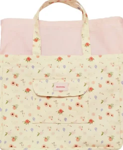 Maanesten Big Canvas Totebag Roses and Shells Multicolor