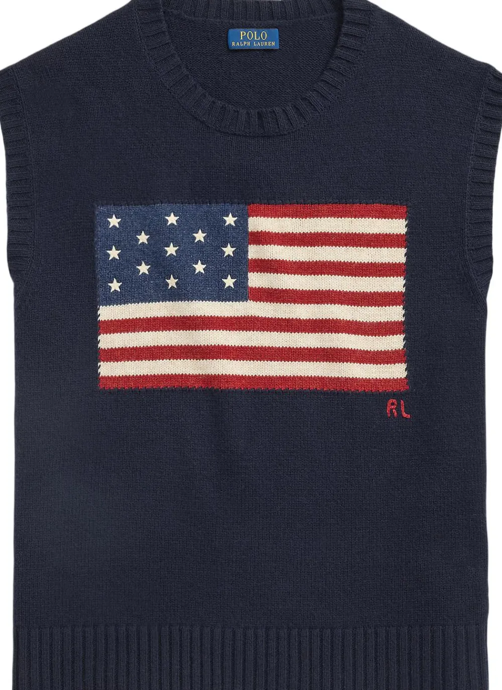 Polo Ralph Lauren Big Fit Flag Sweater Vest