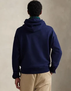 Polo Ralph Lauren Big Pony 20th Anniversary Hoodie Blå Outlet
