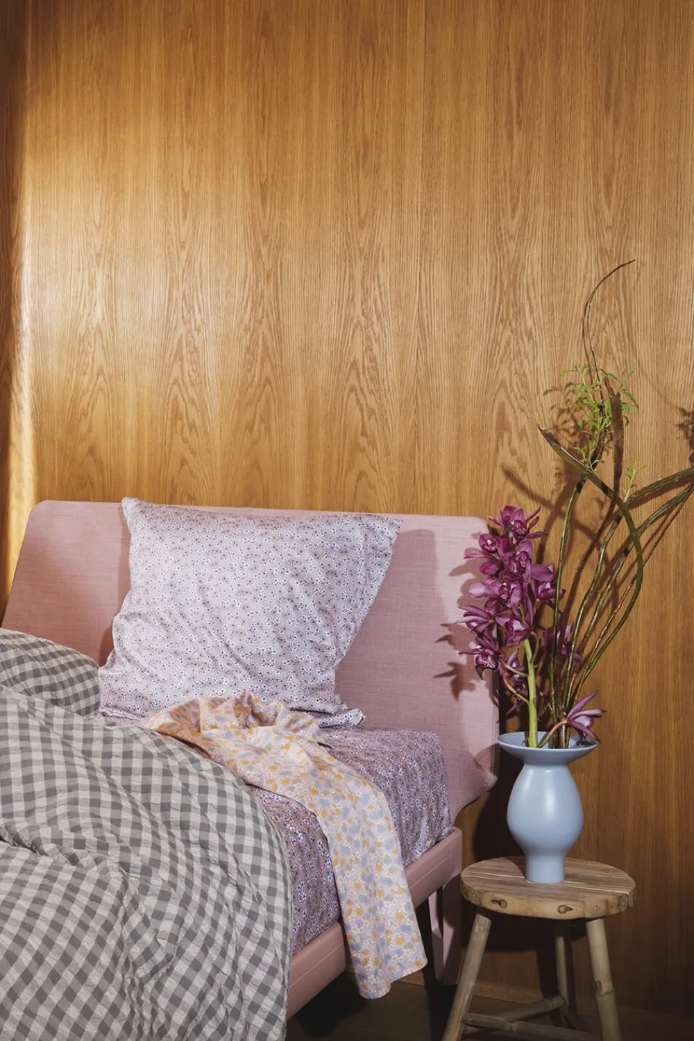 Juna Bæk&Bølge Sengetøj grå/birk 140x220 cm DK