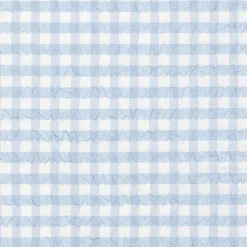 Juna Bæk&Bølge Sengetøj lys blå/hvid 140x220 cm DK