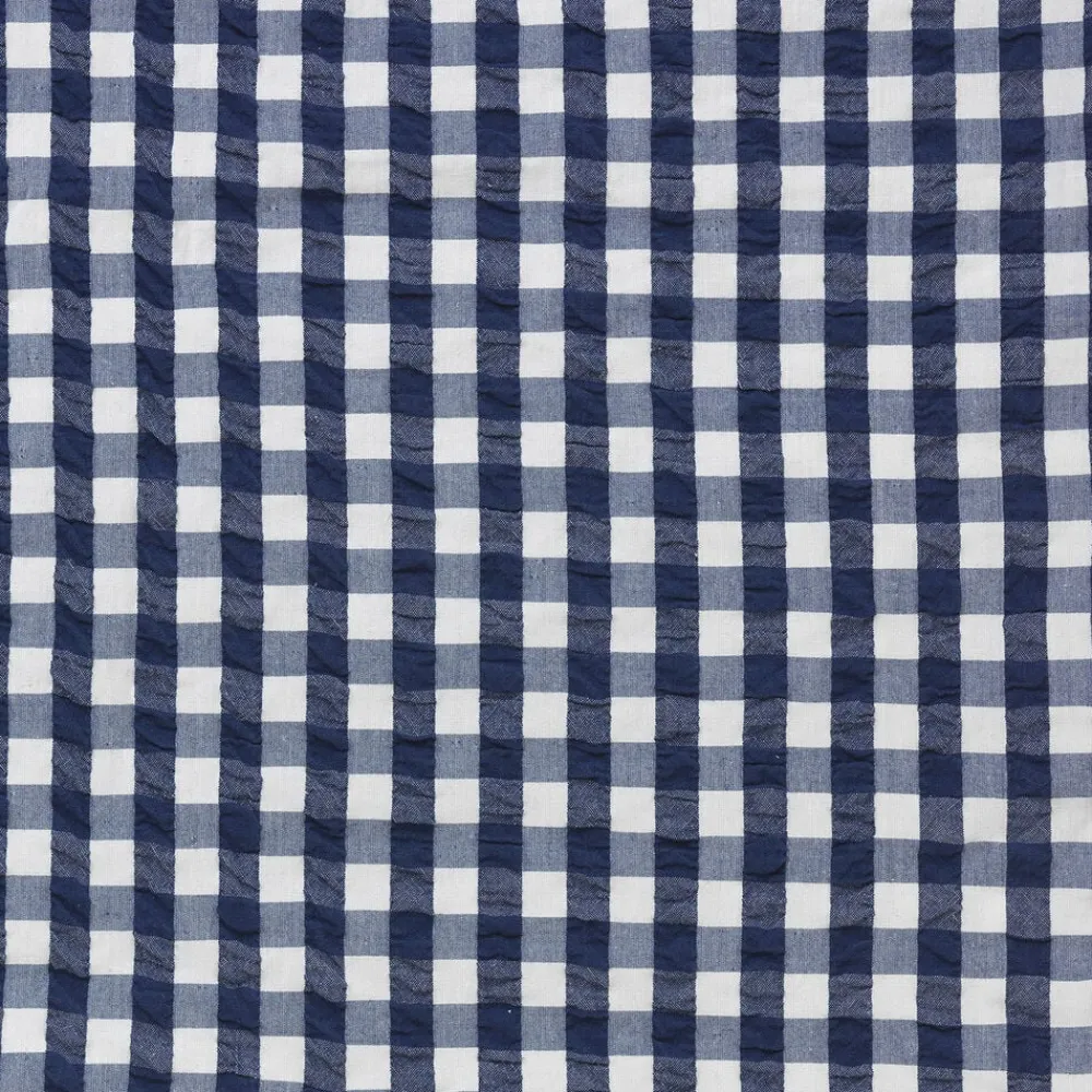 Juna Bæk&Bølge Sengetøj mørk blå/hvid 140x200 cm DK