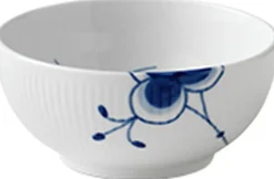 Royal Copenhagen Blå Mega Riflet 47 cl. skål