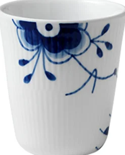 Royal Copenhagen Blå Mega Riflet 29 cl. termokop