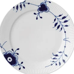 Blå Mega Riflet 27 cm. tallerken special edition>Royal Copenhagen Outlet
