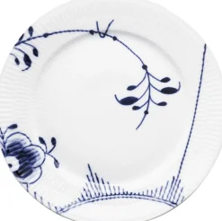 Blå Mega Riflet 27 cm. tallerken>Royal Copenhagen New