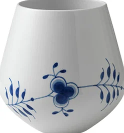 Royal Copenhagen Blå Mega Riflet 20,5 cm. vase Sale