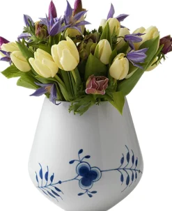 Royal Copenhagen Blå Mega Riflet 20,5 cm. vase Sale