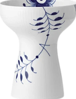 Royal Copenhagen Blå Mega Riflet 19 cm Vase Best