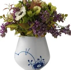 Royal Copenhagen Blå Mega Riflet 15 cm. vase - mellem Sale