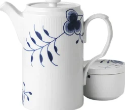 Blå Mega Riflet 1,1 l Kande med låg><noscript><img width=