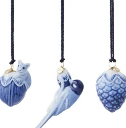 Blå Samlerartikler mini 3 stk.>Royal Copenhagen Outlet