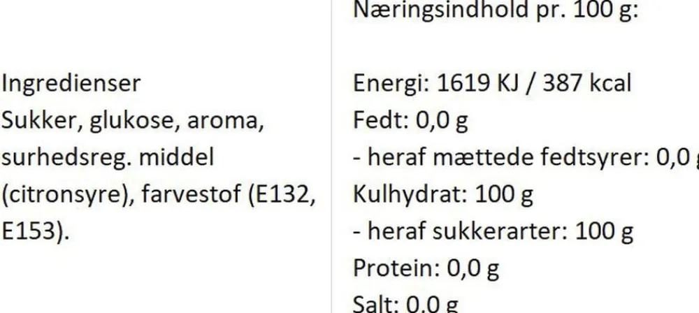 Almuegaarden Blå Student bolcher med smag af brombær