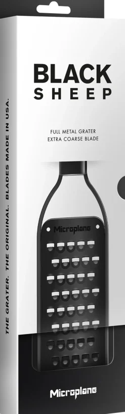 Microplane Black Sheep rivejern ekstra grov Outlet