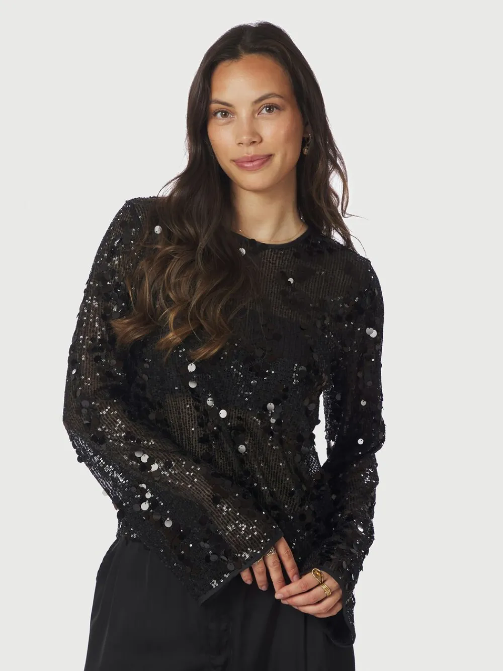 Blake Sequins Blouse>Neo Noir New