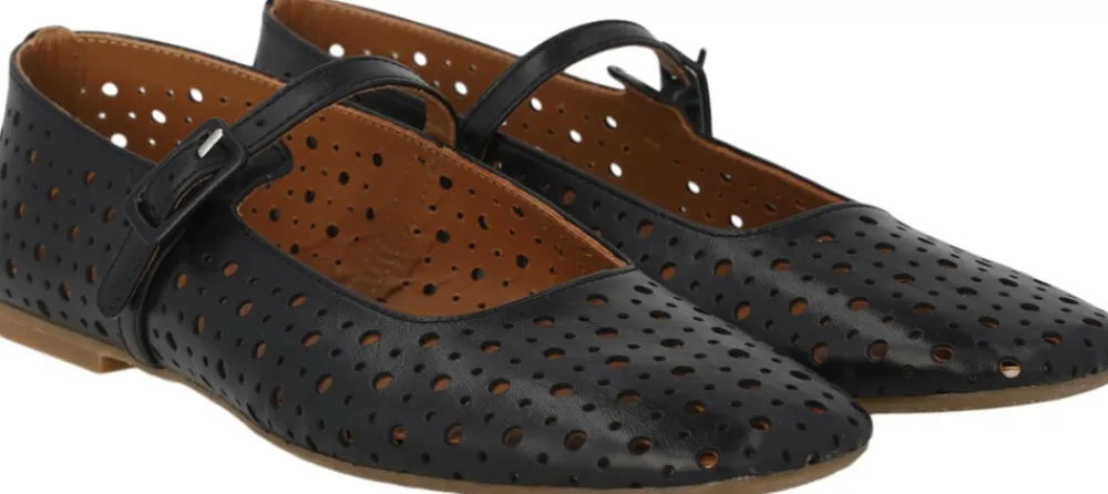 Blød ballerina med dekorativt hulmø>ANGULUS Sale