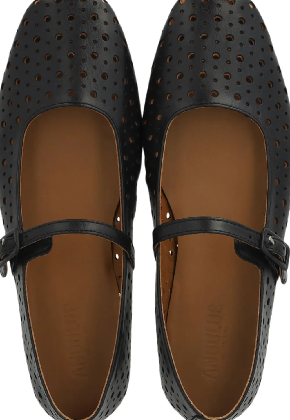 Blød ballerina med dekorativt hulmø>ANGULUS Sale