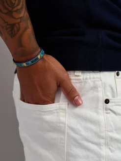 Nialaya Apatite Stud Bracelet Blue Best