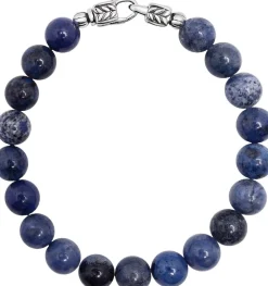 Dumortierite Healing Bracelet with Silver Lock>Nialaya Hot