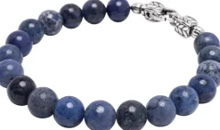 Dumortierite Healing Bracelet with Silver Lock><noscript><img width=