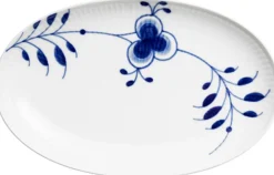 Blue Mega Oval Asiette 23,5cm>Royal Copenhagen Online