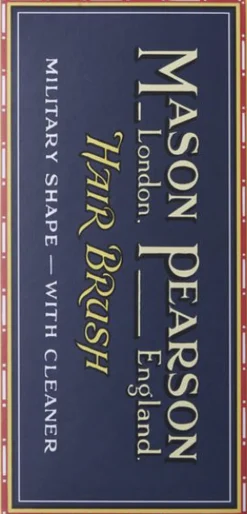 Mason Pearson B1M - Large Extra Military Dark Ruby