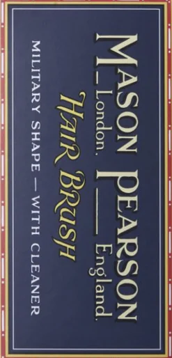 Mason Pearson BN2M - Junior Military Dark Ruby Outlet