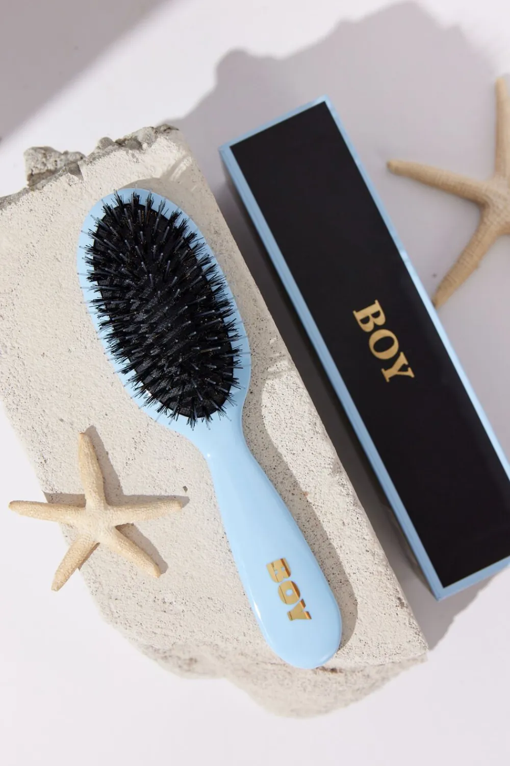 Boar- & Nylon Brush blue ""boy"" small>Fan Palm Best