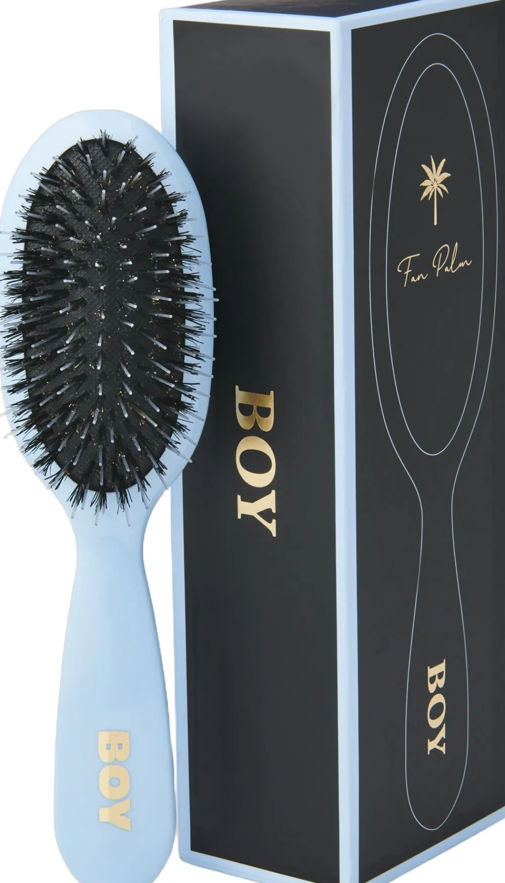 Boar- & Nylon Brush blue ""boy"" small>Fan Palm Best
