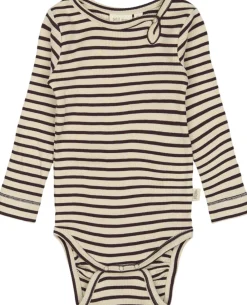 Børn PETIT PIAO Body L/S Modal Striped