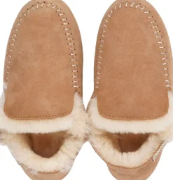 Lovelies BOLO - DOUBLE FACED SHEARLING SLIPPERS Chestnut Sale