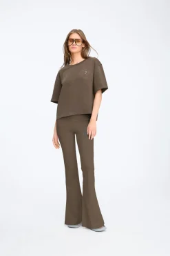 7 Days Active Bootcut Pants 063 mocca New