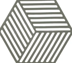 Zone Bordskåner Hexagon Olive green Discount