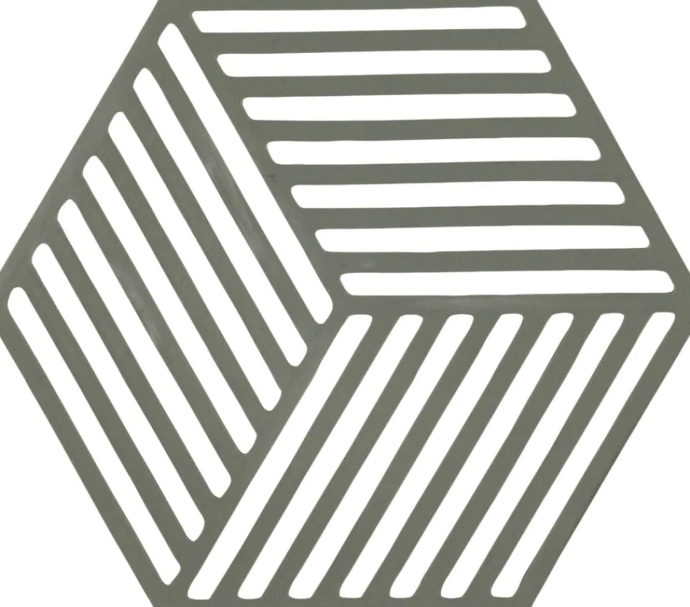 Zone Bordskåner Hexagon Olive green Discount