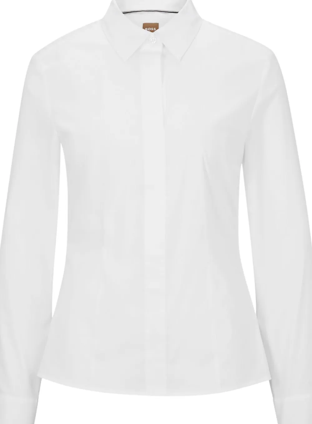 BOSS Women Business Clothing Blous Hvid