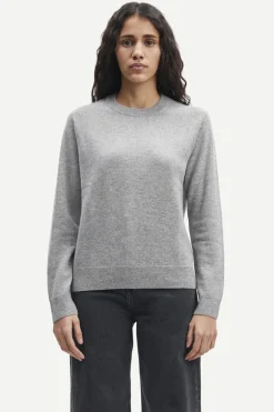 Samsøe Samsøe Boston o-neck 6304 Grey mel. Hot