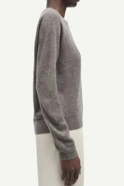 Samsøe Samsøe Boston o-neck 6304 Grey blue mel. Online