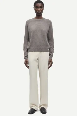 Samsøe Samsøe Boston o-neck 6304 Grey blue mel. Online