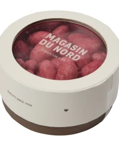 Box, Mandeldragé m/ hvid chokolade & hindbær ca. 185 g>Magasin Chokolade Discount