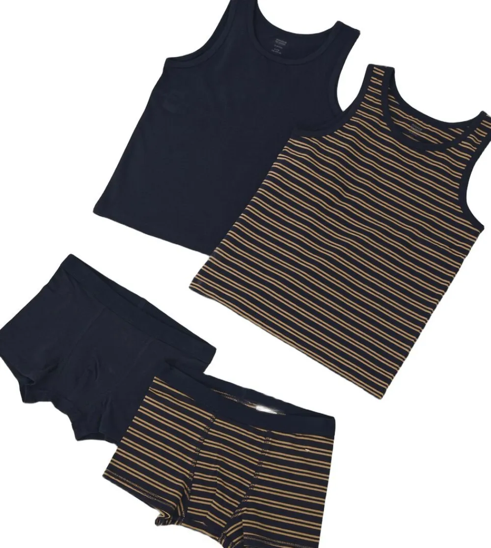 Magasin du Nord Collection Boys Boxers 2-Pack Navy blazer / cartouche stripe Sale