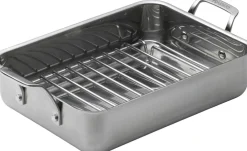 Bradepande m/rist 79NORD 40 x 25 x 10 cm Rustfrit stål>Morsø