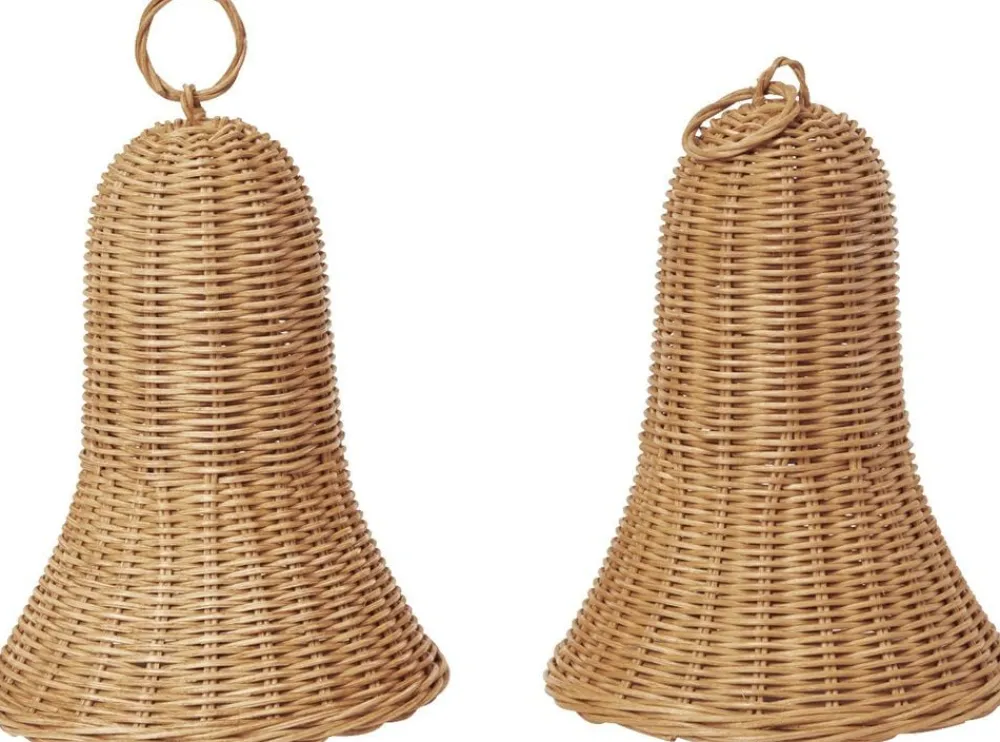Braided Bells - Set of 2 - Natural>Ferm Living Online