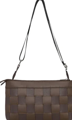 ILSE JACOBSEN Braided Cross-Body Chocolate brown Sale