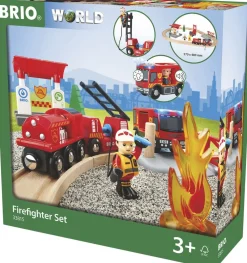 Børn Brio Togsæt m/brandmandstema